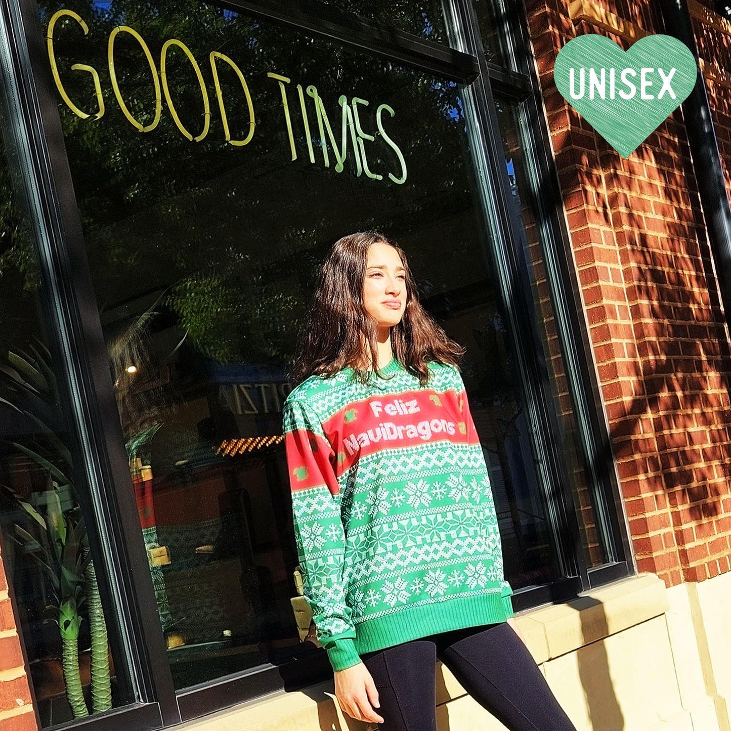 Christmas: Feliz NaviDragons Ugly Christmas Sweater - Adult Comfort Sweatshirt