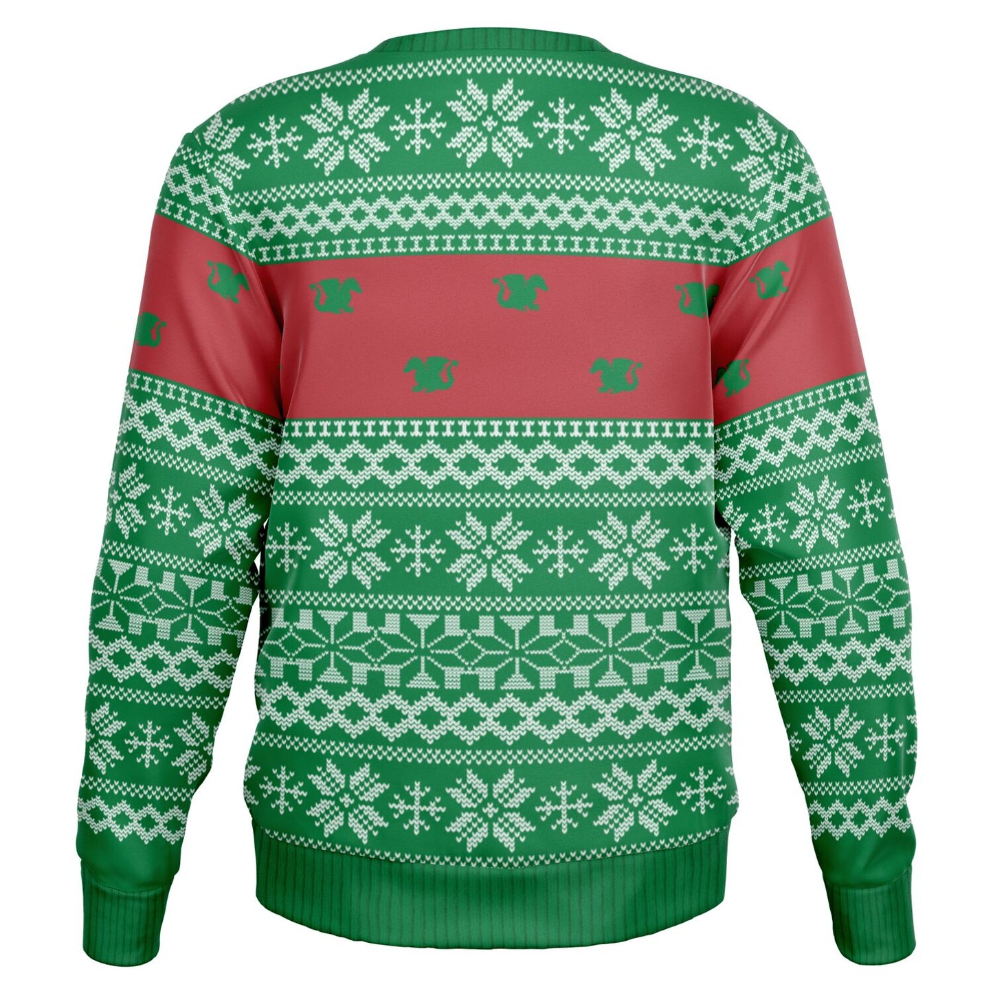 Christmas: Feliz NaviDragons Ugly Christmas Sweater - Adult Athletic Sweatshirt